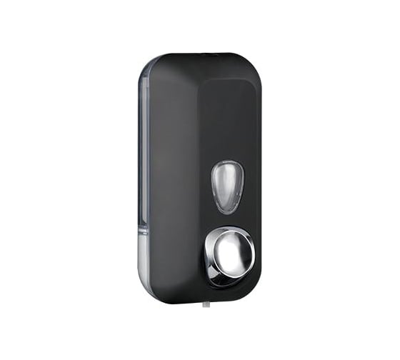 Дозатор для жидкого мыла Nofer Black, пластиковый, 550 мл 03011.BK