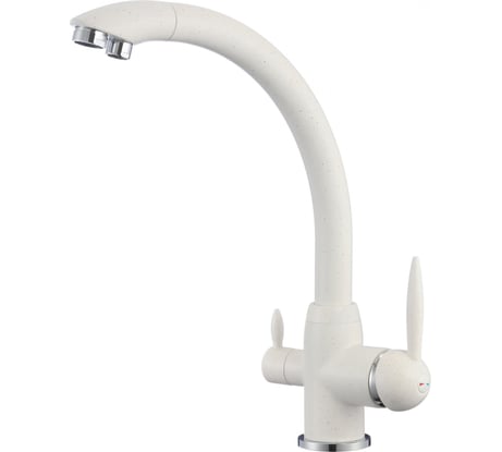 Смеситель для кухни Savol с подключением к фильтру с питьевой водой белый S-L1699W 23361