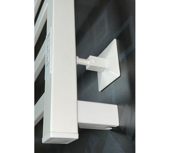 Электрический кабельный полотенцесушитель Ника STEP-2 80/50 RAL9016 белый матовый U STEP-2 80/50 бел мат U