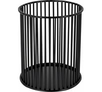 Органайзер стаканчик для косметики и мелочей ОФИСМАГ MONTE VITA, металлический, 100x80 мм, черная, 272485