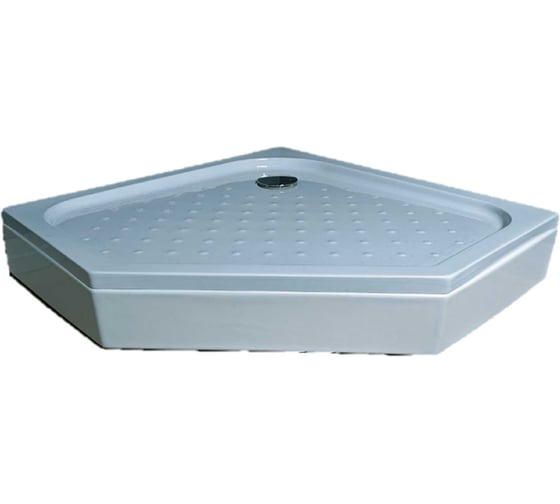 Поддон Erlit пятиугол 90x90x17, стеклоровинг, в сборе ER9017V-1