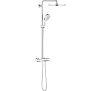 Душевая система Grohe Rainshower SmartActive 310 Cosmopolitan круглый, 1 режим струи, с термостатом, хром 27968001