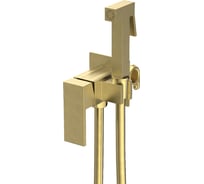 Смеситель для гигиенического душа SPLENKA встраиваемый, золотой сатин S98.52.03