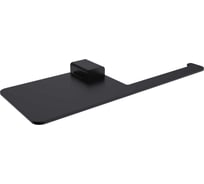 Бумагодержатель с полочкой для телефона RAGLO черный R301.03.06