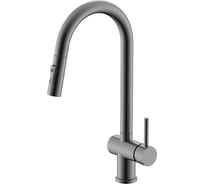 Смеситель для кухни SPLENKA с выдвижным изливом, графит S204.49.09