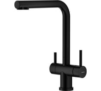Смеситель для кухни SPLENKA с подключением к фильтру, черный S70.61.06