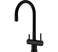 Смеситель для кухни SPLENKA с подключением к фильтру, черный S70.64.06