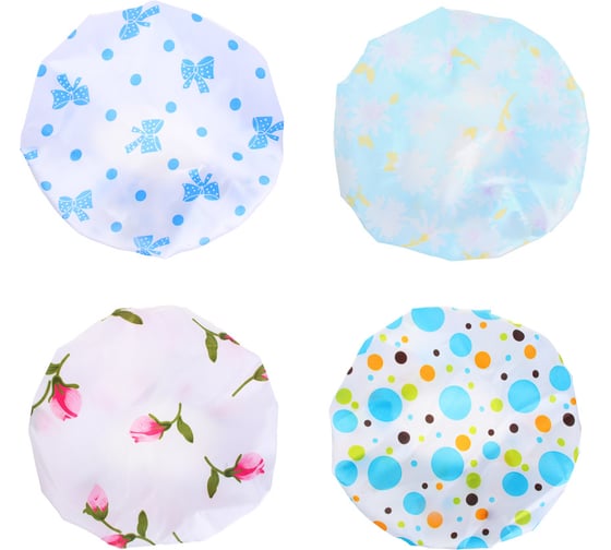 Шапочка для душа VETTA плотная, 4 цвета 463-048 1