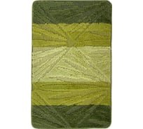 Коврик для ванной комнаты Dekorelle Bravo зеленый, 50x80см BrM08-1