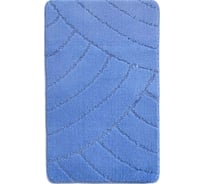 Коврик для ванной комнаты Dekorelle Bravo голубой, 50x80см Br09-1