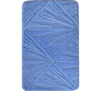 Коврик для ванной комнаты Dekorelle Bravo голубой, 50x80см Br10-1