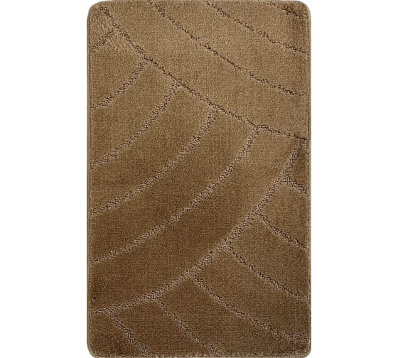 Коврик для ванной комнаты Dekorelle Bravo коричневый, 50x80см Br09-5