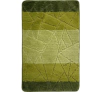 Коврик для ванной комнаты Dekorelle Bravo зеленый, 50x80см BrM05-2