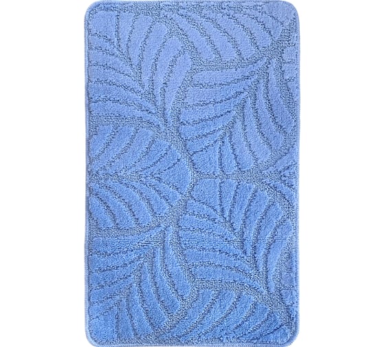 Коврик для ванной комнаты Dekorelle Bravo голубой, 50x80см Br11-1