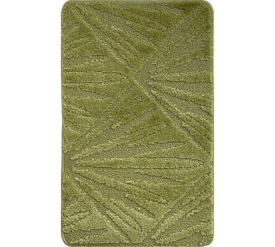 Коврик для ванной комнаты Dekorelle Bravo зеленый, 50x80см Br10-7 1