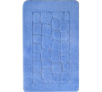 Коврик для ванной комнаты Dekorelle Bravo голубой, 50x80см Br12-1