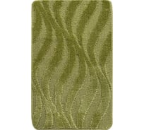 Коврик для ванной комнаты Dekorelle Bravo зеленый, 50x80см Br13-7