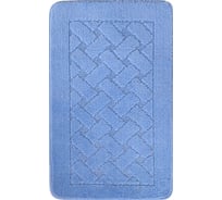 Коврик для ванной комнаты Dekorelle Bravo голубой, 50x80см Br14-1