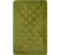 Коврик для ванной комнаты Dekorelle Bravo зеленый, 50x80см Br14-7