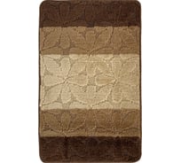 Коврик для ванной комнаты Dekorelle Bravo коричневый, 50x80см BrM04-2