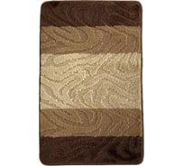 Коврик для ванной комнаты Dekorelle Bravo коричневый, 50x80см BrM06-1