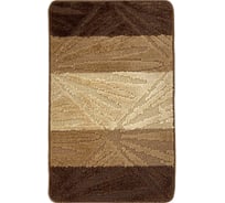 Коврик для ванной комнаты Dekorelle Bravo коричневый, 50x80см BrM08-2