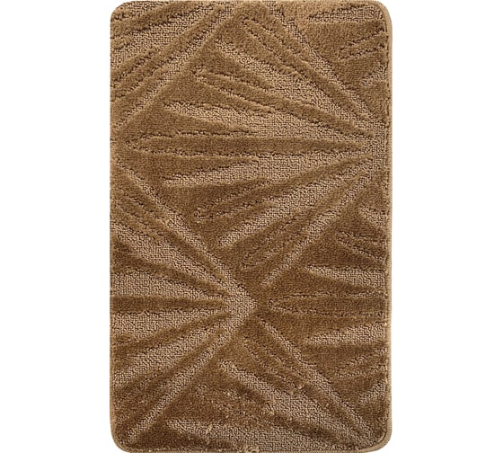 Коврик для ванной комнаты Dekorelle Bravo коричневый, 60x100см Br10-5
