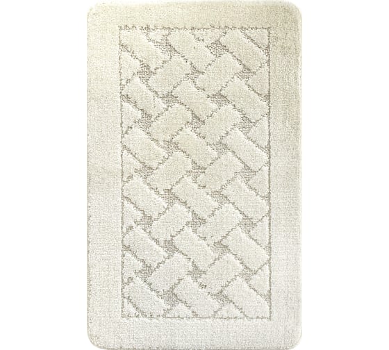 Коврик для ванной комнаты Dekorelle Bravo кремовый, 50x80см Br14-3 1