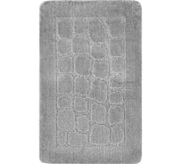 Коврик для ванной комнаты Dekorelle Bravo серый, 50x80см Br12-6