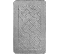 Коврик для ванной комнаты Dekorelle Bravo серый, 50x80см Br14-6