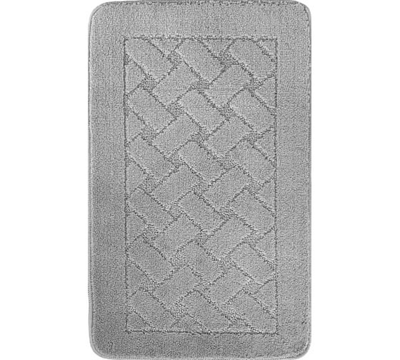 Коврик для ванной комнаты Dekorelle Bravo серый, 50x80см Br14-6 1