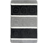 Коврик для ванной комнаты Dekorelle Bravo серый, 50x80см BrM03-2