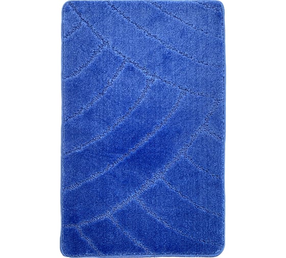 Коврик для ванной комнаты Dekorelle Bravo синий, 50x80см Br09-2 1