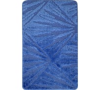 Коврик для ванной комнаты Dekorelle Bravo синий, 50x80см Br10-2