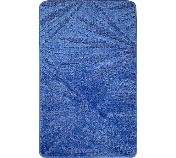 Коврик для ванной комнаты Dekorelle Bravo синий, 50x80см Br10-2 1