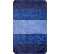 Коврик для ванной комнаты Dekorelle Bravo синий, 50x80см BrM01-4