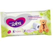 Влажная детская туалетная бумага Fresh idea растворяющаяся, 40 шт С0006290