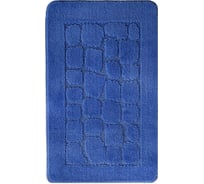 Коврик для ванной комнаты Dekorelle Bravo синий, 50x80см Br12-2