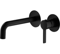 Смеситель для умывальника SPLENKA встраиваемый, черный S221.11.06