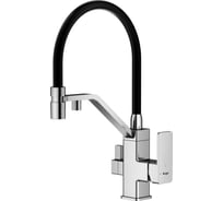 Смеситель для кухни со съемным изливом и подключением к фильтру RAGLO хром R85.62