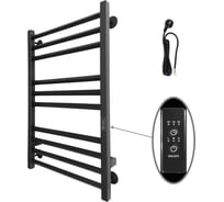 Полотенцесушитель ALTASAN Армада Проф Ромб 80x50, таймер, черный муар АрмадаПрофР8050ЧМ