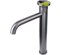 Смеситель высокий на раковину Bronze de Luxe OMG! графит/желтый 9008GM-Y