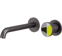 Смеситель настенный Bronze de Luxe OMG! графит/желтый 9007GM-Y