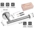 Держатель для туалетной бумаги PERFECTO LINEA WATERLINE, нержавеющая сталь, 35-031013 ЦЗ-0126253503 3