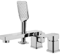 Смеситель на борт ванны Elghansa MONDSCHEIN однорычажный, на 3 отверстия, с душевым комплектом 2830235