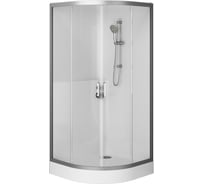 Душевая кабина AM.PM Gem 90x90, профиль матовый хром, стекло прозрачное W90C-333-090WTA