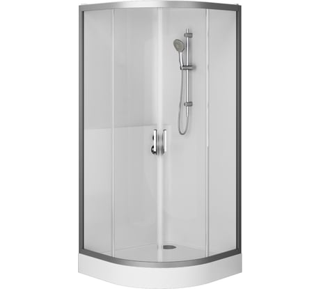 Душевая кабина AM.PM Gem 90x90, профиль матовый хром, стекло прозрачное W90C-333-090WTA