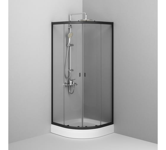 Душевое ограждение AM.PM X-Joy, Twin Slide без поддона, 90x90 W88G-205-090BT