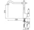 Смеситель для кухни NOBILI ANTICA AT18113BR 00000035722 2