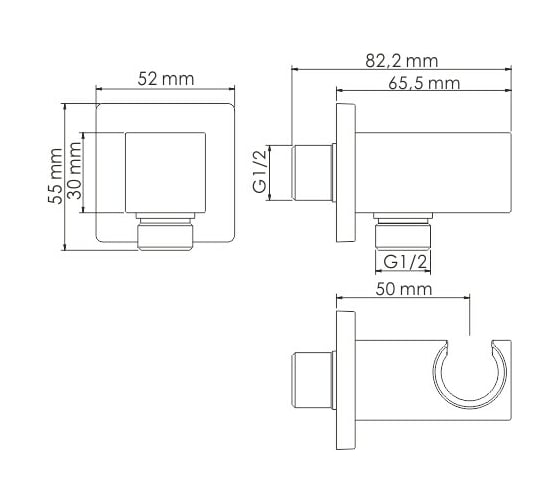 Подключение шланга WasserKRAFT A184